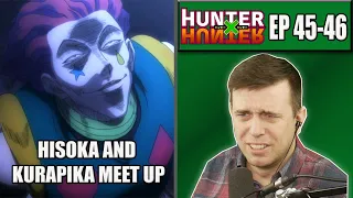 THE REAL REASON HISOKA JOINED THE PHANTOM TROUPE | Hunter x Hunter Episode 45 and 46 REACTION