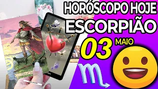 PREPARE-SE❗UMA GRANDE SURPRESA PARA VOCÊ😃 Escorpião ♏ 3 Maio 2024 | Horoscopo do dia de hoje ♏ Tarot