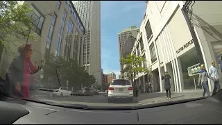 Lamborghini Aventador Loud Exhaust GoPro Peoples reaction in Chicago -6