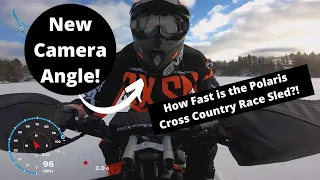 Testing of the Polaris 600 Cross Country Race Sled!