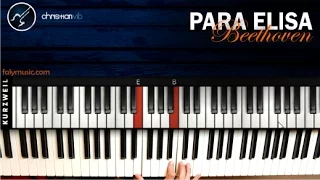 Como Tocar PARA ELISA en Piano FACIL | Principiantes Tutorial