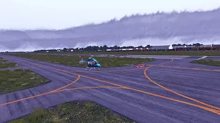 [ X Plane 11 ] KCUB, Taxing + Hovering Practice