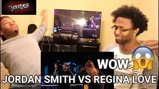 The Voice 2015 Battle - Jordan Smith vs. Regina Love: "Like I Can" (REACTION)