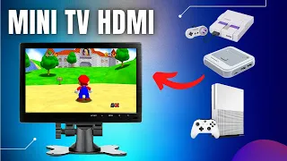 Mini TV/MONITOR HDMI e AV Para Consoles Retro e Atuais do AliExpress | JOHNWILL HD1011-7