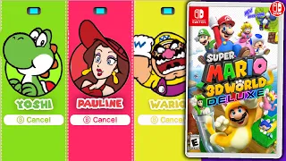 What NEW Characters Will Be In Super Mario 3D World DELUXE For The Switch?