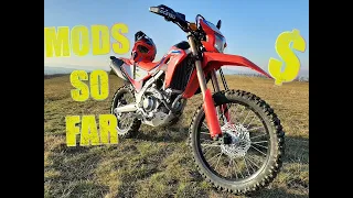 Honda CRF 300L Mods so Far