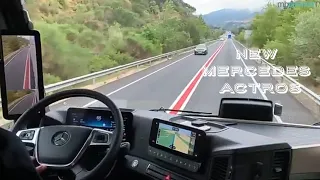 Truck Driver | Mercedes Actros Mirrorcam 1845 Highway in morocco🇲🇦