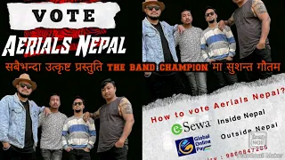 Sushant Gautam cover song/ the Aerials Nepal/the band champion
