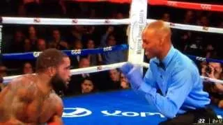 Golovkin v Stevens Knockdown