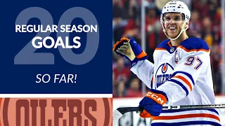 Connor McDavid's First 20 Goals of 22/23 NHL Regular Season