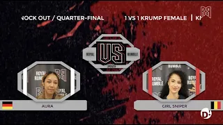 ROYAL RUMBLE 7 - TOP 8 KRUMP FEMALE  / AURA VS GIRL SNIPER