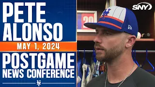 Pete Alonso addresses being called out at home in controversial Mets defeat | SNY