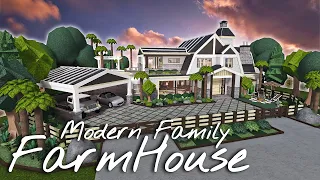 BLOXBURG: MODERN FAMILY FARMHOUSE (No Large Plot $430k)