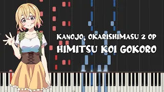 Kanojo, Okarishimasu Season 2 Op - Himitsu Koi Gokoro (Piano Tutorial & Sheet Music)