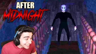 A KILLER BROKE INTO MY HOUSE!!!! - After Midnight (All Endings) [Home Invasion Horror Game]