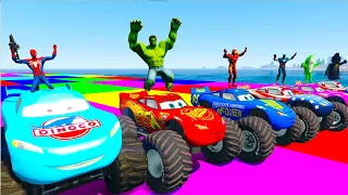 GTA V Epic New Stunt Race For Car Racing Challenge by Trevor and Shark #3333