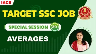 Average Important Questions for SSC CGL 2023 | SSC CGL Quantitative Aptitude 2023 Questions | IACE