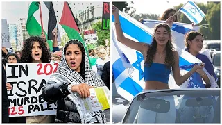 Weltweite Proteste: Pro-israelische und pro-palästinensische Demonstrationen
