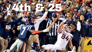 Longest 4th Down Conversions in College Football History