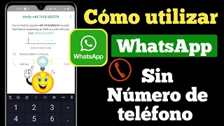 Como Utilizar WHATSAPP SIN NUMERO de Teléfono | Como USAR WHATSAPP SIN NÚMERO de TELÉFONO 2024