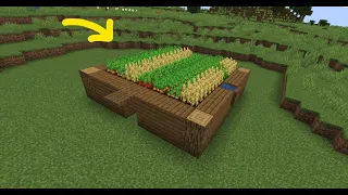 Minecraft - How to build a one block tall starter house