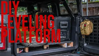 Leveling the Bronco Cargo Area || DIY Leveling Platform || Off The Grind