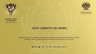 Select Committee on Finance, 19th April 2022