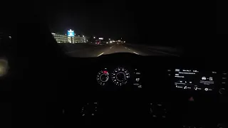 night drive in my 2021 hyundai elantra