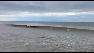 Freezing Clean Waves At Boscombe Pier 10/03/23 - Surfing Bournemouth, UK