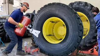 Amazing Tyre Inventions that Put Worker on Another Level