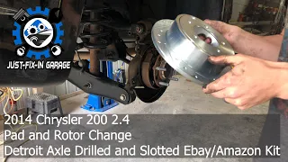 2014 Chrysler 200 Brake and Rotor change - Detroit Axle Drilled and Slotted