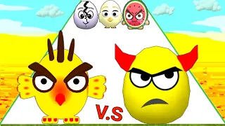 DRAW TO SMASH vs DRAW TO CRUSH BIRD : Puzzle Game (Smasher Asmr Gameplay, Save 2 Draw)