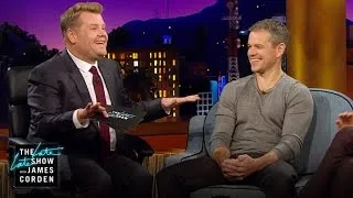 Matt Damon & James Corden: Separated at Birth?