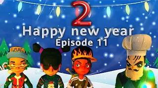 Naughty Kids in Secret Neighbor! - Episode 11: Happy New Year! - Part 2