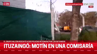 MOTÍN en una COMISARÍA de ITUZAINGÓ: el GRUPO HALCÓN RESCATÓ a DOS POLICÍAS