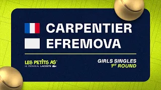 Les Petits As 2023 | Girls Singles 1R | Ninon Carpentier vs Ksenia Efremova