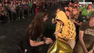 Proposal during Minecon 2015 Closing Ceremony