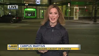 Attempted carjacking caught on camera in Campus Martius