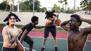 Popular Florida Drill Rappers J1 & G40 GO AT IT IN BASKETBALL! *GETS HEATED 😡*