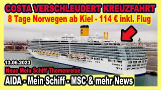 Die günstigste Kreuzfahrt ALLER ZEITEN (Deflation) 🔴🛳 Mein Schiff - AIDA - MSC Cruises & mehr News
