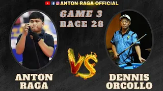 GAME 3: ANTON RAGA VS. DENNIS ORCOLLO | 10BALL | RACE 28