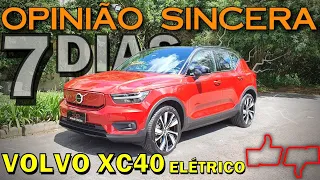 7 dias com um Carro Elétrico! Como foi a experiência com o Volvo XC40? Dificuldades e Impressões