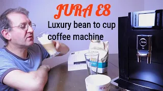 Jura E8 review : First time setup and use