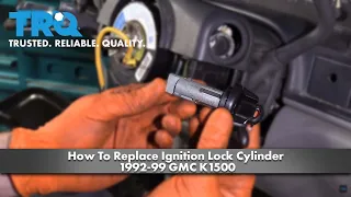 How To Replace Ignition Lock Cylinder 1992-99 GMC K1500