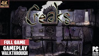 CREAKS Gameplay Walkthrough FULL GAME [4K No Commentary]