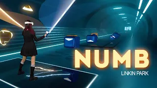 Linkin Park - Numb - Beat Saber [Mixed reality gameplay]