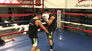 Craig  Wilkerson training with Alejandro Perez. Boxing, MMA.