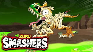 1 HOUR Of SMASHERS! | Treasure Chest Brawl + More Kids Cartoons! | ZURU | Smashers World