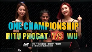 Ritu phogat vs Wu/ Fight for Mix -One championship//MMA FIGHT | Girls best Ufc fight