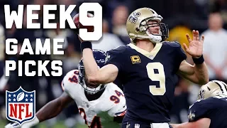 Week 9 Game Picks in Under 3 Minutes ⏱🏈  | NFL